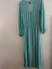 Show Me Your Mumu Women's Long Sleeve Blue Maxi Dress Sz medium