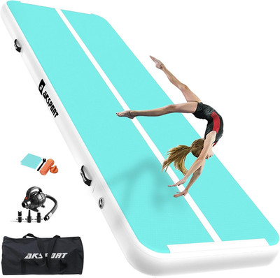 Air Matte Track Tumbling Matte,3/4/5/6M Aufblasbar Gymnastikmatte Turnmatte Tumb