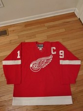 Steve Yzerman Detroit Red Wings NHL Vintage CCM Authentic On Ice Game Jersey 52