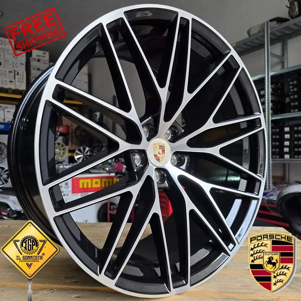 ✅2025 KIT 4 Cerchi In Lega 9,5j + 10j x 21" Turbo GTS specifici Porsche Macan S - Immagine 3 di 4