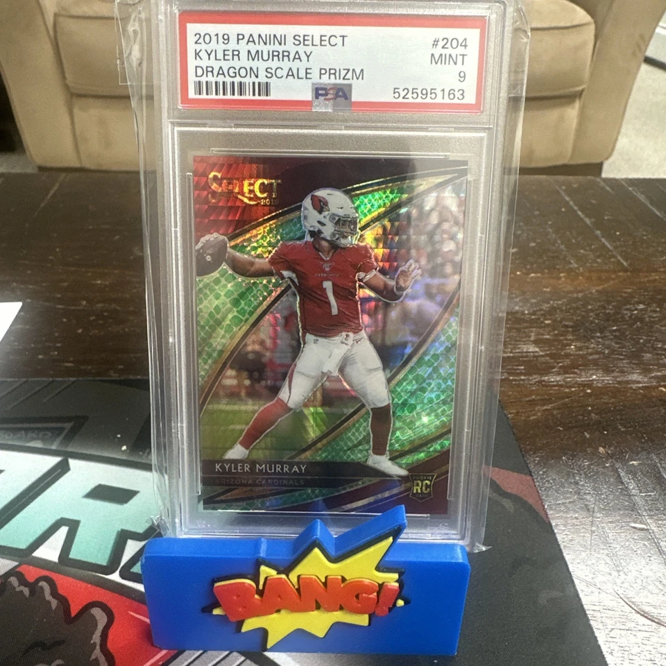 2019 Panini Select Kyler Murray-Field Level-RC Dragon Scale Prizm  /88 PSA 9 - Image 2 of 4