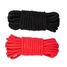 All-Purpose Soft Cotton Rope - 32/65 Feet Length, 1/4 Inch Diameter