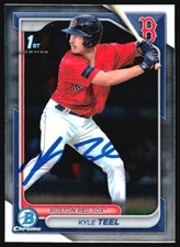 2024 Bowman Chrome KYLE TEEL 1st Auto #BCP-48 (No COA)