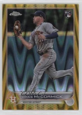 2022 Topps Chrome Sonic Gold RayWave Refractor 11/50 Chas McCormick #43 nd3