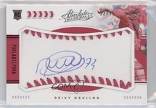 2020 Panini Absolute Pink 52/75 Deivy Grullon #130 Auto 0fl0
