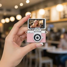 Preorder Mini Keychain Selfie Flip Screen Digital Camera 1080P HD Stills & Video