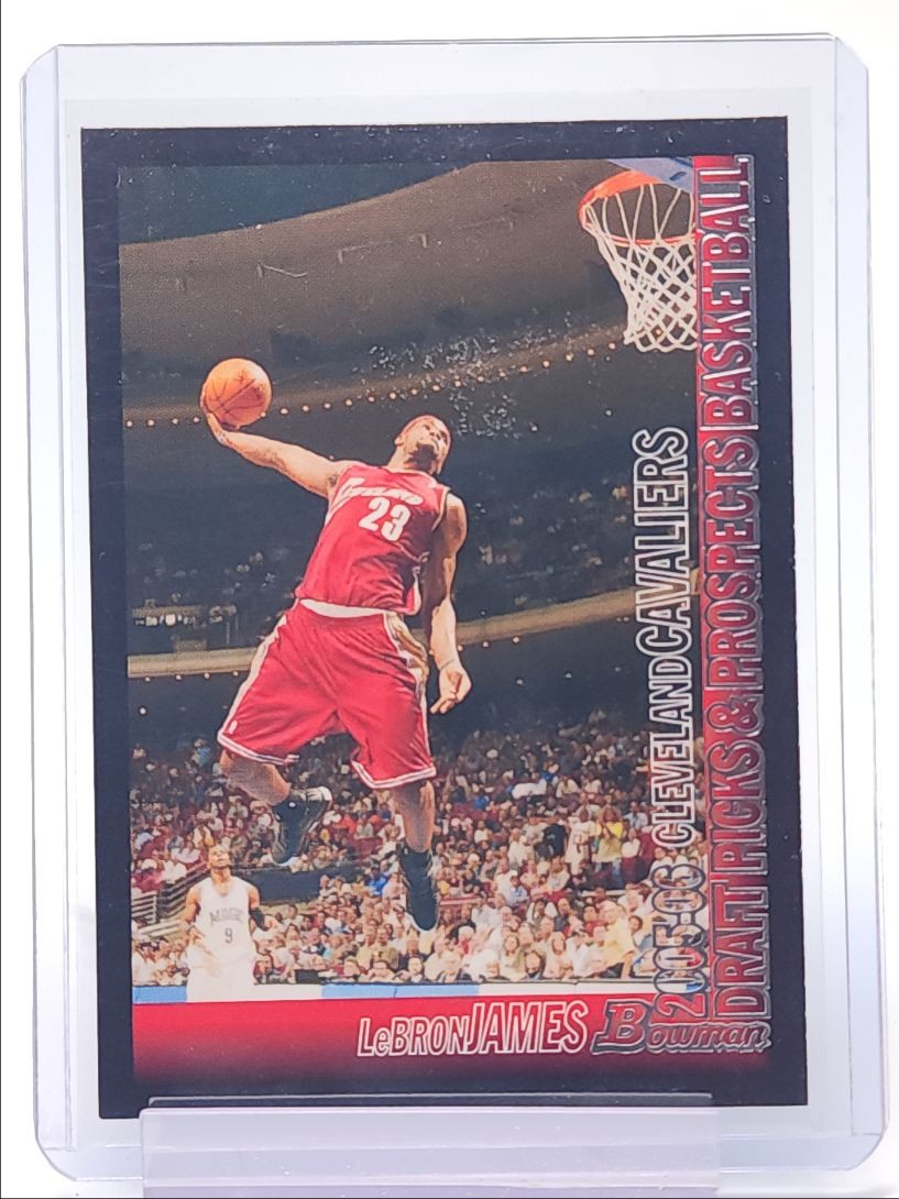 LEBRON JAMES 2004-05 BOWMAN DRAFT PICKS PROSPECTS CAVALIERS #23 Q2756