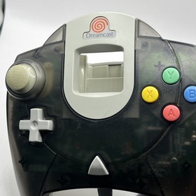 Tested Working OEM Clear Smoke Black Gray Sega Dreamcast Controller Transparent