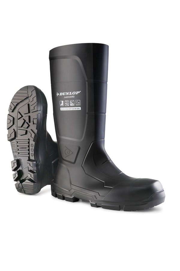 Dunlop JobGUARD Full Safety Unisex Slip On Heavy Duty Protection Wellington - Image 2