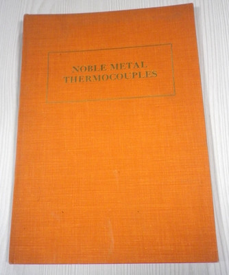 Noble Metals Thermocouples by H E Bennett Hardback 1958 Johnson Matthey & Co