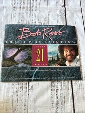 Vintage 1987 Bob Ross The Joy of Painting Vol 21 Art Book  How To  VG Free Ship 