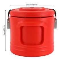 5L Insulated Bucket Food Container Portable Commercial Insulated Soup Bucket