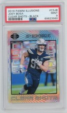 JOEY BOSA 2019 PANINI ILLUSIONS CLEAR SHOTS BLACK #21/25 PSA 9 MINT CSJB