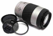 Minolta AF 75-300mm f/4.5-5.6 DVII Zoom Lens for Sony A Mount Caps JAPAN