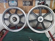 BMW Motorcycle Airhead LESTER mag wheels front & rear 1975 to 1980 19in F 18in R