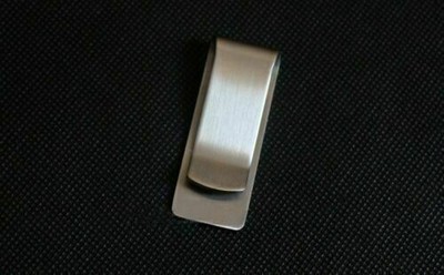 Geldklammer Halter Edelstahl Silber Gold Bargeld Kreditkarte Geldbörse für Herren