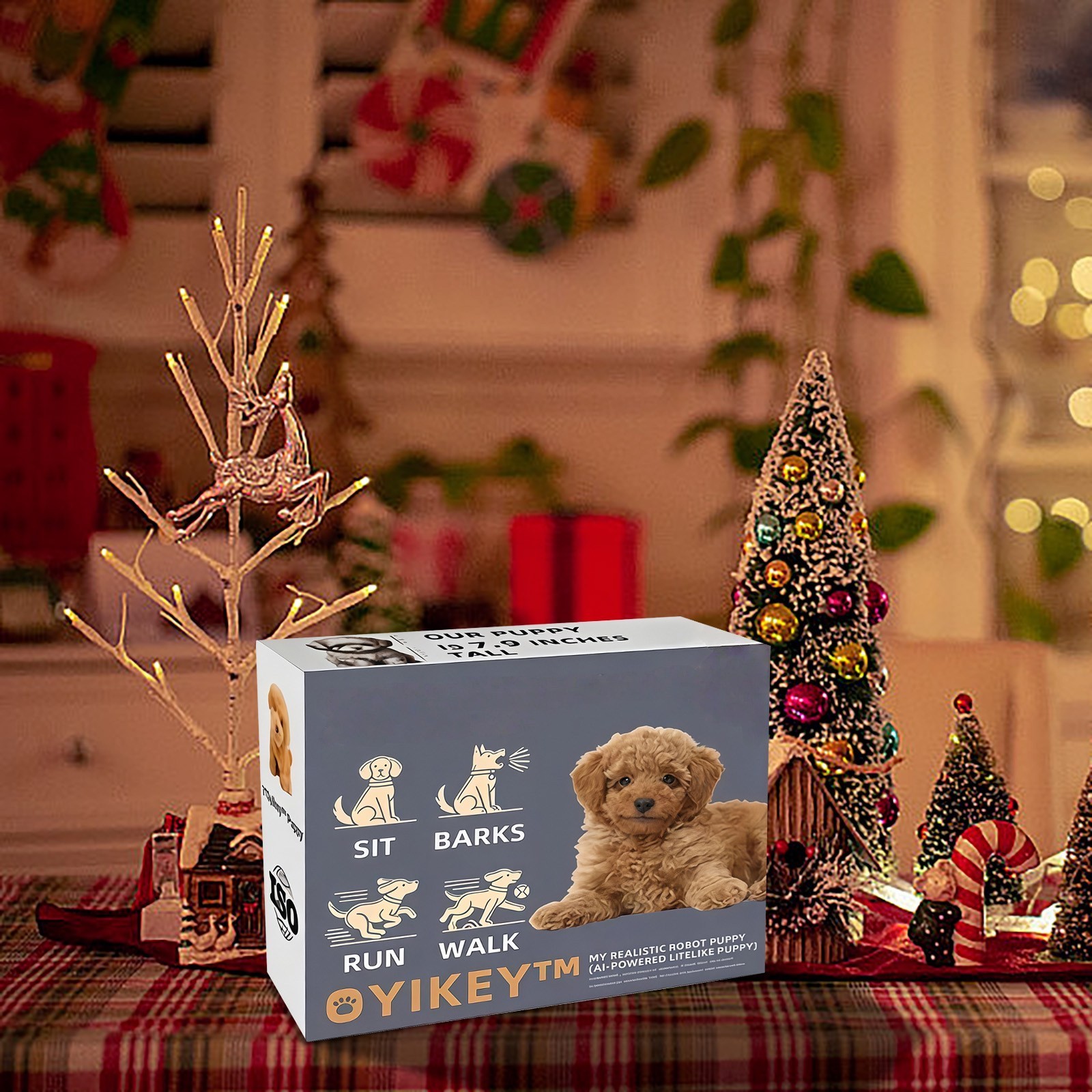 Robot Puppy Electronic Interactive Dog-Walking Barking For Kids And Pet Lovers