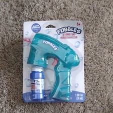 Light Up Bubble Blaster Bubble Solution Teal fubbles