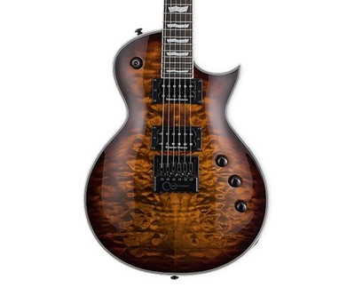 ESP LTD EC-1000 Evertune Electric Guitar - Dark Brown Sunburst - Open Box