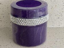 Empty Prai purple with diamanté detail  pot 100 Ml protective seal still around