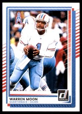 Warren Moon 2025 Donruss #186 Houston Oilers NFL READ FREE SHIPPING AutographDen