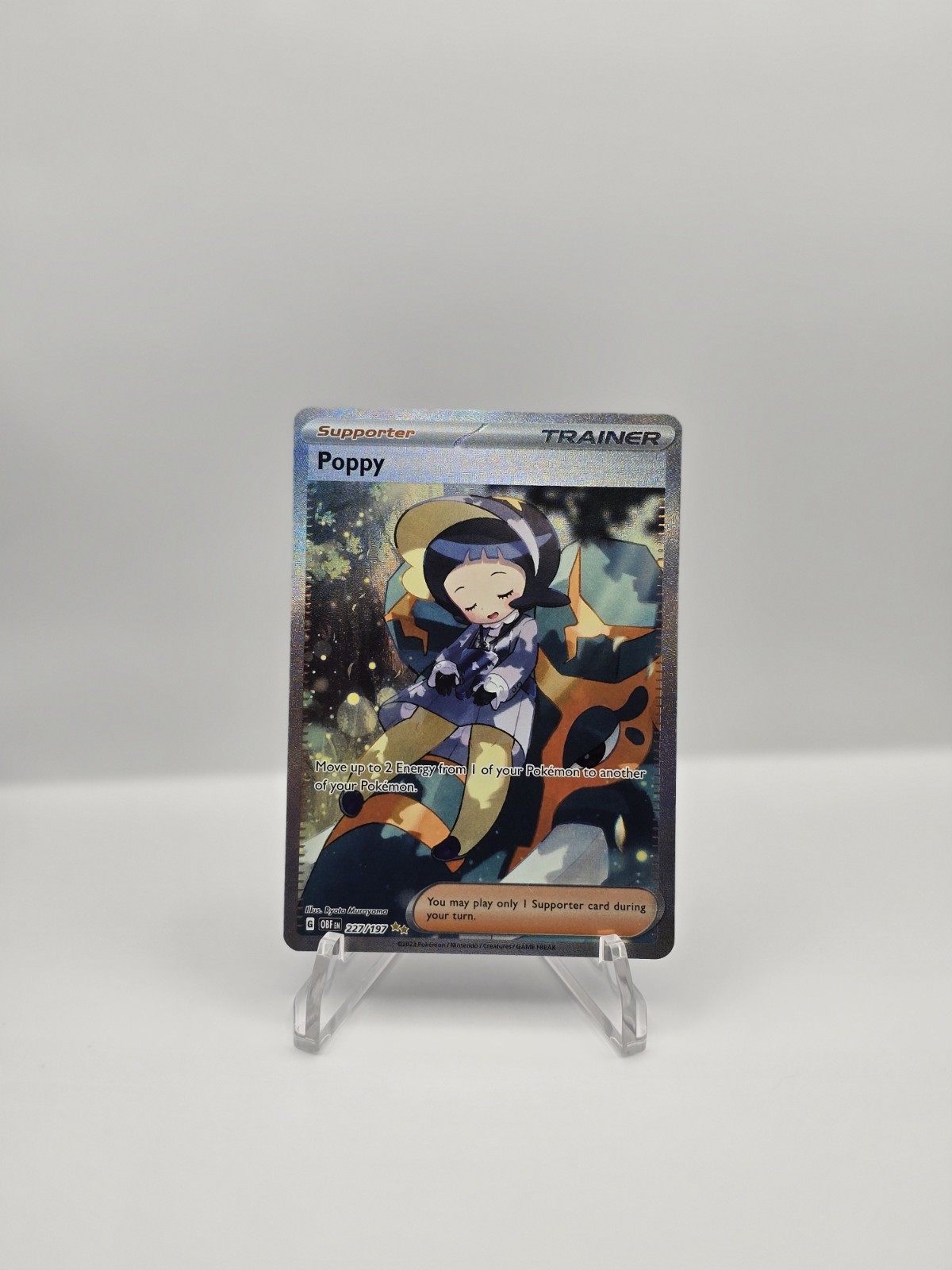 Pokémon TCG - Poppy 227/197 Sv03: Obsidian Flames - Special Illustration Rare🔥