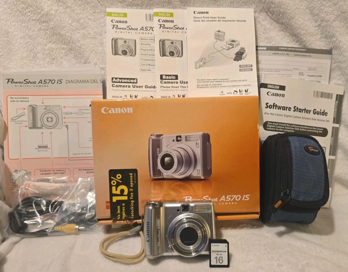 Canon PowerShot A570 IS Digital Cameras for sale | eBay