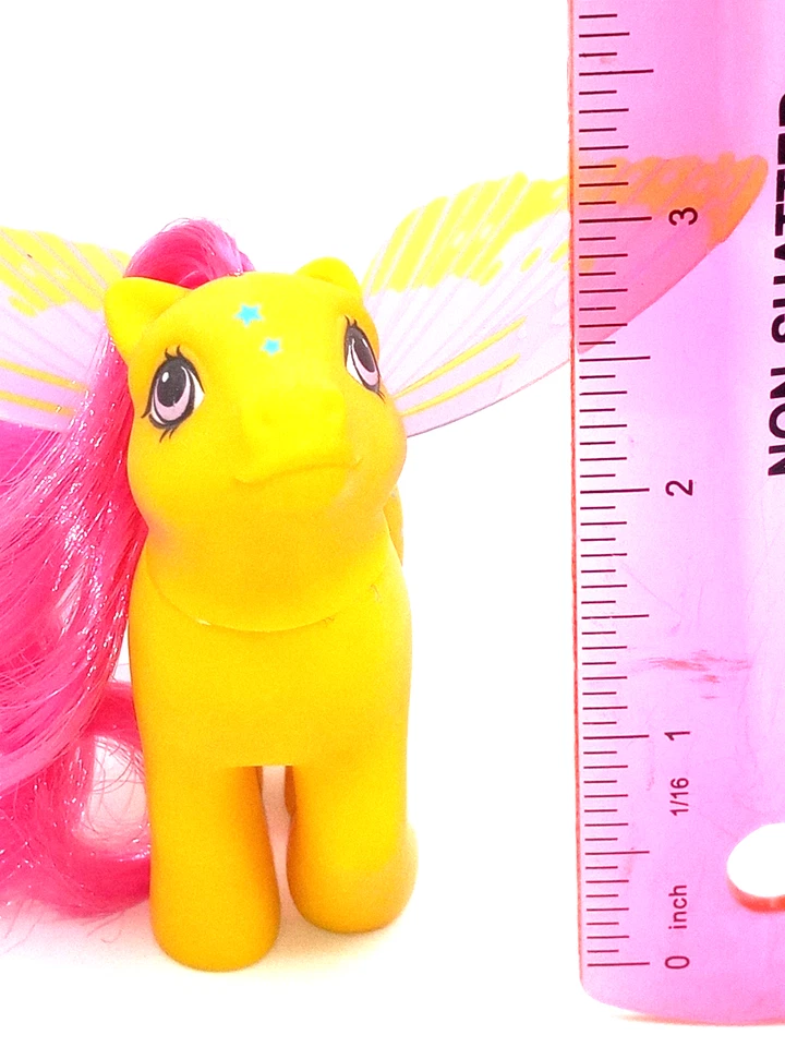My Little Pony Vintage G1 Windy Wing Pony Starry Wings 1988 Alas Originales Foto 4 de 4