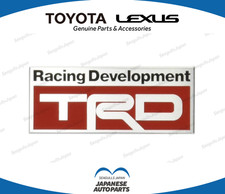 Toyota Oem Genuine Trd Aluminum Logo Emblem Badge Ms010-00014 Jdm Toyota Oem Genuine Trd Aluminum Logo Emblem Badge Ms010-00014 Jdm
