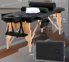 BestMassage MT-T1 Portable Massage Table - Black
