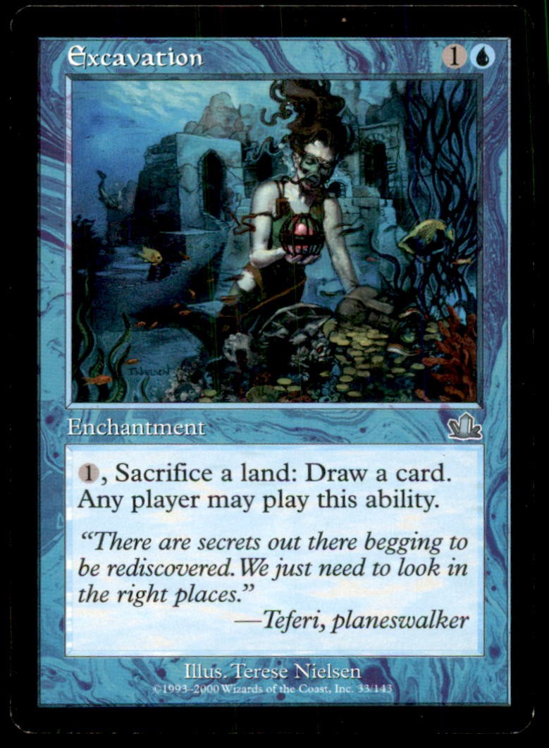 Excavation LP Light Play Prophecy MTG [11033]