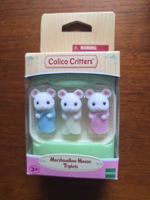 Calico Critters Marshmallow Mouse Triplets - New in Box