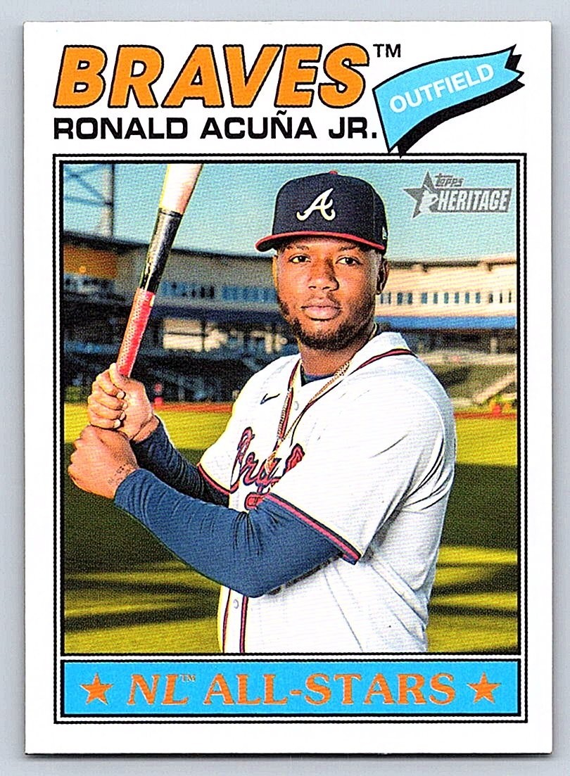 RONALD ACUNA JR.  BRAVES  2026 TOPPS HERITAGE #55