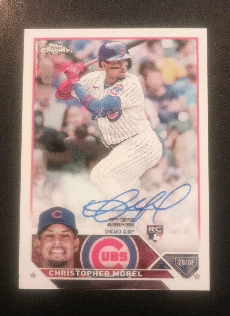 2023 Topps Chrome - Rookie Autographs Christopher Morel #RA-CMO (AU, RC)