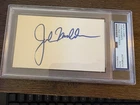 John Madden Oakland Raiders signed autographed football 3x5 index card HOF PSA