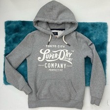 Superdry Women  s Script Style College Hoodie Size 6