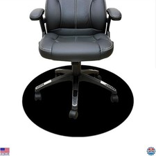 Personalized Office Chair Mat - Custom Logo  Text for Rolling Chairs - 36"