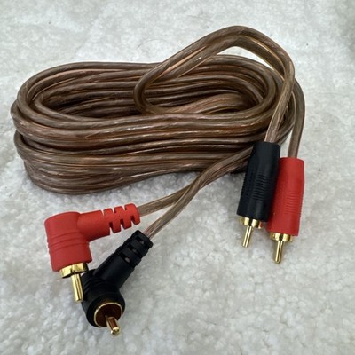 New 2Channel RCA Audio Cable Road Gear RG115 Oxygen Free Copper 12ft Gold Plated