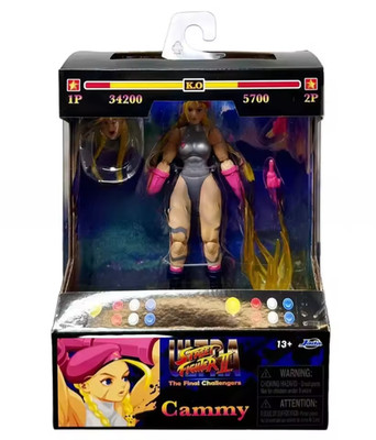 Jada Toys Street Fighter II Cammy White Killer Bee Garage Kit 6'' Action Figure