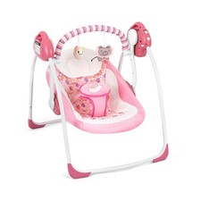 Duomilee Infant Swing - Electric Baby Swing 0-9 Months Pink