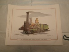 FRENCH RAILWAY LOCO REVUE CLAUDE BURET PRINTS SET OF 6