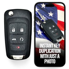 Cut Key Service Chevy 2010-16 Camaro Cruze Equinox Malibu Remote Key Fob