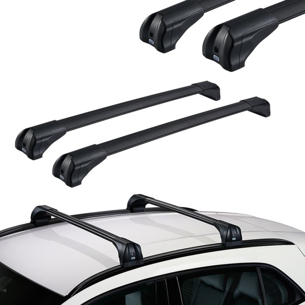 Spezifischer Alum RelingträGer DachträGer FüR VW T-Roc 1 I A1 Ab 17 B-0E-image