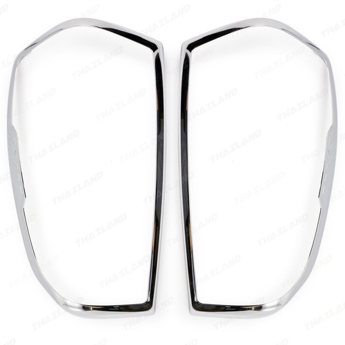Chrome Rear Tail Light Lamps Cover Trim For Mazda BT-50 Hi-Racer 4WD 2021 2022 - Picture 6 of 8
