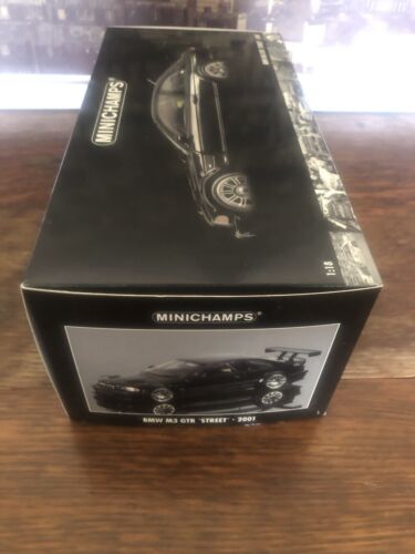 Minichamps 1/18 BMW M3 GTR Street 2001. Stunning Model In Black - Picture 8 of 24