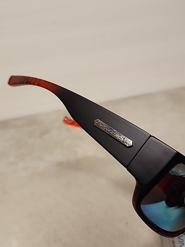 U5 Vinci Red Bio Hazard Sunglasses Mirror Tint Rectangle Lenses #19 MS3 - Imagen 2 de 8