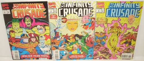 Marvel Comics THE INFINITY CRUSADE 1-6 (of 6) Complete Mini Series Thanos Surfer - Picture 4 of 4
