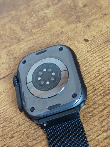 💎Apple Watch Ultra 2 49mm Titanium Case (GPS, LTE) w/ Dark Gray/Silver Band 💎 - Photo 5 sur 6