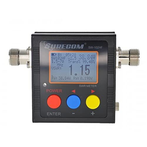 Surecom SW-102HF 1.5-70MHz V.S.W.R. and Power Meter (s8W)