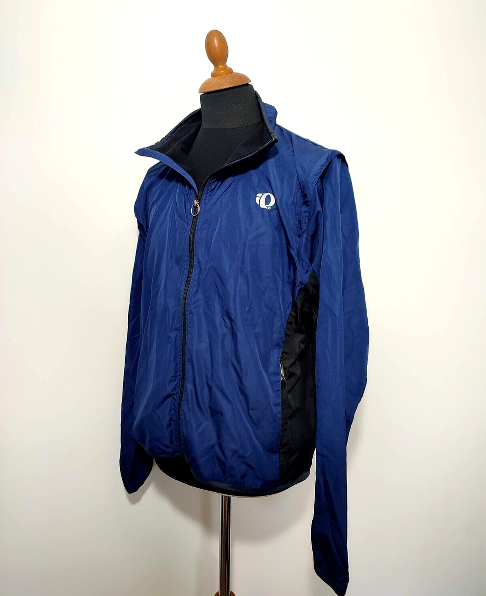 Veste De Cyclisme Pearl Izumi Homme Taille L – Bleu, Manches Amovibles (Windstopper)